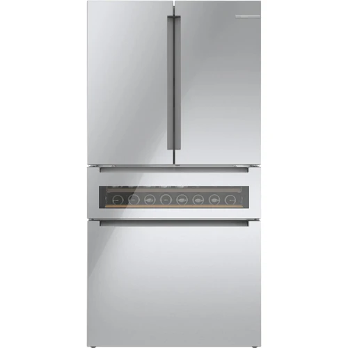 Bosch 36-inch, 20.5 cu.ft. Counter Depth French 4-Door Refrigerator with FlexBar™ B36CL81ENG